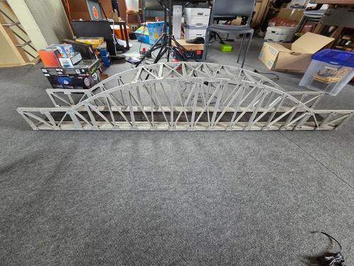 zelfgemaakte boogbrug voor spoor1 lengte 200cm, Hobby en Vrije tijd, Modeltreinen | H0, Gebruikt, Brug, Tunnel of Gebouw, Gelijkstroom of Wisselstroom