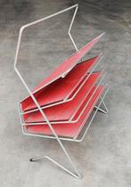 Vintage magazine rack lectuurbak | Voss Germany '60 -'70, Ophalen of Verzenden, Gebruikt