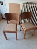 2 houten stoelen, Ophalen, Gebruikt, Twee
