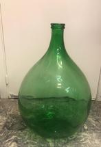 groene glazen vaas groot, Antiek en Kunst, Ophalen