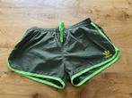 Kakigroene zwemshort met fluo Adidas, Kleding | Heren, Badmode en Zwemkleding, Maat 48/50 (M), Ophalen of Verzenden, Adidas, Zwemshort