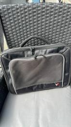 Laptoptas zwart, 2 vakjes met schouderband, Informatique & Logiciels, Sacoches d'ordinateur portable, Utilisé, Enlèvement ou Envoi