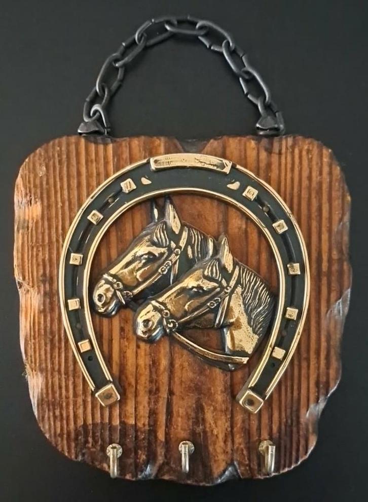 Hangrek voor sleutels in paardenthema, Maison & Meubles, Accessoires pour la Maison | Décorations murale, Comme neuf, Enlèvement ou Envoi