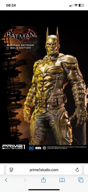 Batman beyond gold edition prime 1 studio beschikbaar voor biedingen