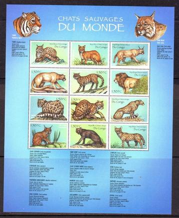 Postzegels Zaïre / Congo: Diverse thema's beschikbaar voor biedingen