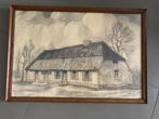 Potloodtekening T. Frison, Antiek en Kunst, Ophalen of Verzenden