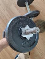 York fitness Halterset - black cast iron 20kg, Sport en Fitness, Fitnessmaterialen, Ophalen, Zo goed als nieuw, Halterset