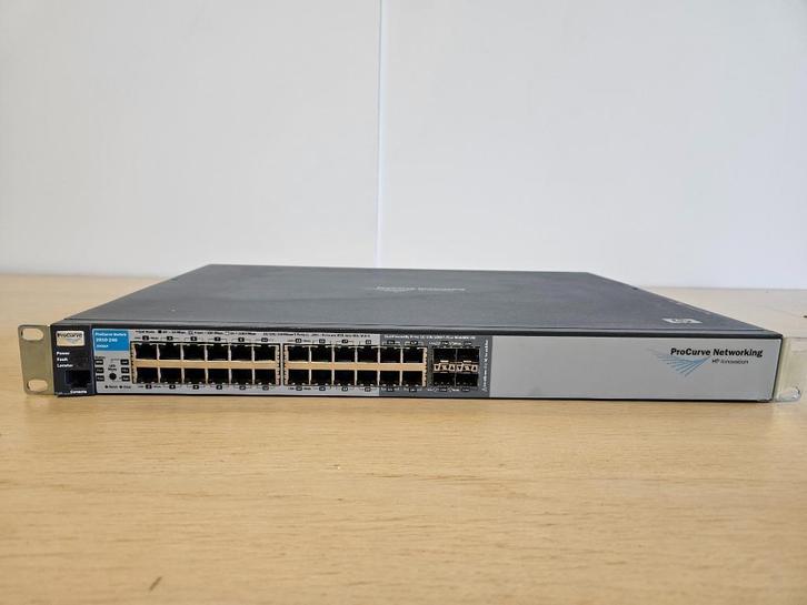 HP ProCurve 2810-24G-switch (J9021A) — functioneel, Computers en Software, Netwerk switches, Gebruikt, Ophalen of Verzenden