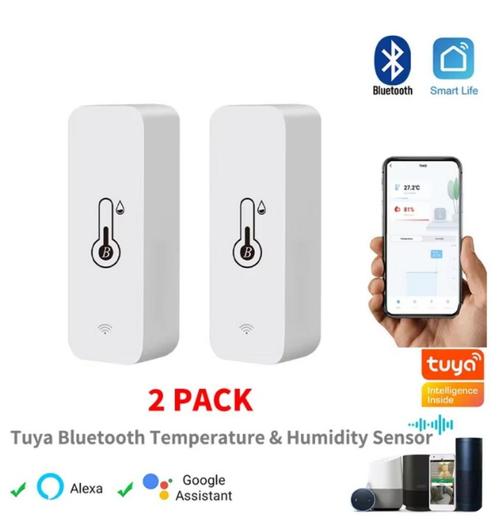 DUOPACK Bluetooth Thermometer Hygrometer Temperatuur - BTH01, Audio, Tv en Foto, Weerstations en Barometers, Nieuw, Ophalen of Verzenden