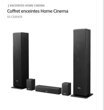 Enceintes Sony SS-CS310CR beschikbaar voor biedingen