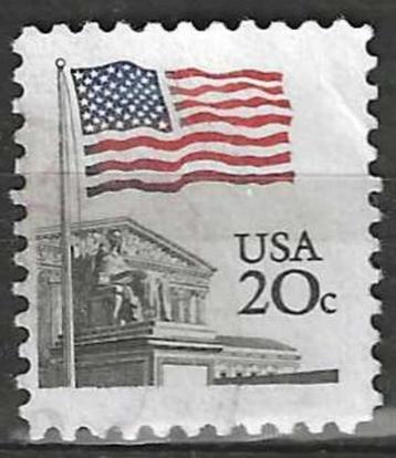 USA 1981 - Yvert 1372 - Vlag en Hooggerechtshof (ST) beschikbaar voor biedingen