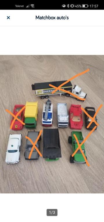 Matchbox auto's  beschikbaar voor biedingen