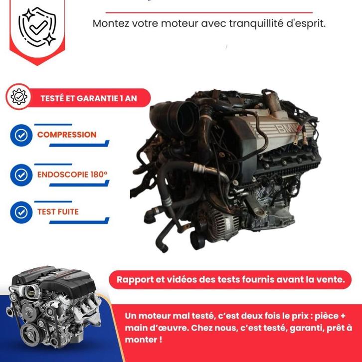 Bmw 550i e60/650i 650i 650ci e63 e64/750i motor, Auto-onderdelen, Motor en Toebehoren, BMW, Nieuw, Ophalen of Verzenden