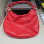 Shopper nieuw leder rood met riem  Anna Morelini (Italy), Ophalen of Verzenden, Nieuw, Rood, Shopper