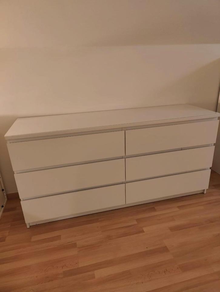 Malm kast, Maison & Meubles, Armoires | Commodes, Utilisé, Moins de 100 cm, 150 à 200 cm, 25 à 50 cm, 5 tiroirs ou plus, Enlèvement