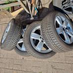 Mini Countryman orig 17" alu velgen met winterbanden en Tpms, Ophalen, Winterbanden, Velg(en)