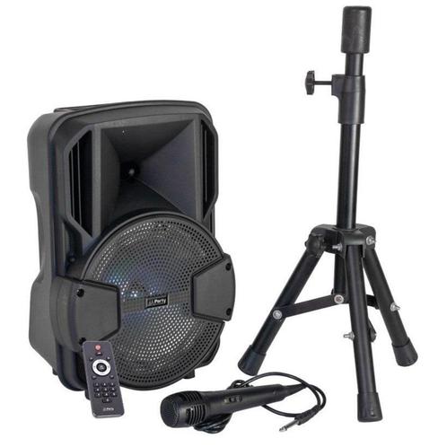 PARTY-MOBILE8-SET Oplaadbare Bluetooth box met statief, Audio, Tv en Foto, Karaoke-apparatuur, Nieuw, Luidspreker(s), Ophalen of Verzenden