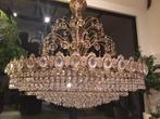 Prachtige grote kroonluchter in kristal !, Huis en Inrichting, Lampen | Kroonluchters, Ophalen of Verzenden, Zo goed als nieuw