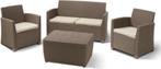 Loungeset Alibert NIEUW, Wicker, Nieuw, 4 zitplaatsen, Loungeset