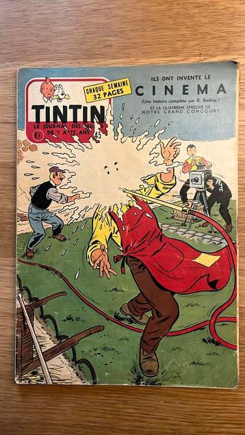Tintin le journal des jeunes 7/77 ans 1959 beschikbaar voor biedingen