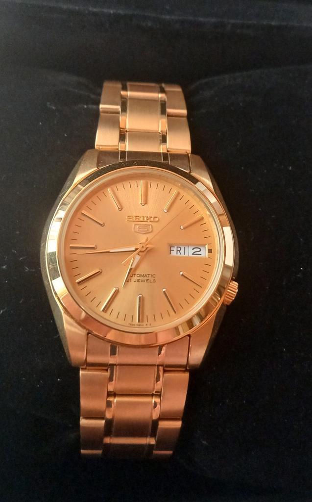 Seiko Day-date, Handtassen en Accessoires, Smartwatches, Ophalen of Verzenden