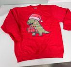 Dinosaurus Dino Christmas Kersttrui trui L rood sweater, Ophalen of Verzenden, Nieuw, Maat 52/54 (L), Rood