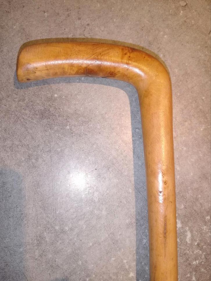 Walnoot wandelstok 87,5 cm, Diversen, Wandelstokken