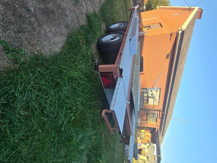 Platte aanhangwagen, Auto diversen, Aanhangers en Bagagewagens, Zo goed als nieuw, Ophalen