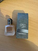 Miniatuurparfum „You freeze” Emporio Armani, Handtassen en Accessoires, Uiterlijk | Parfum, Ophalen of Verzenden, Zo goed als nieuw