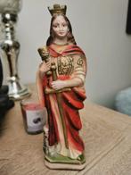 Statue ancienne de Sainte Barbara, Enlèvement ou Envoi