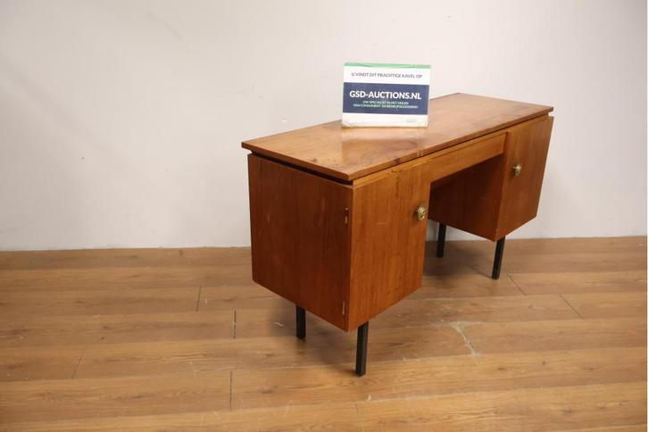 Vintage Naaitafel met Ingebouwde Naaimachine, Antiek en Kunst, Antiek | Overige Antiek