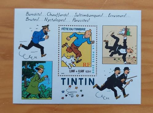 France 2000 Tintin Souvenir Sheet N 28 - MINT, Timbres & Monnaies, Timbres | Europe | France, Non oblitéré, Envoi