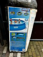 Te koop zxembad intex, Gebruikt, Opblaaszwembad, Rond, 300 cm of meer