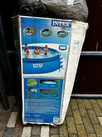 À vendre zembad intex, Piscine gonflable, 300 cm ou plus, Rond, Enlèvement