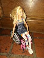 Barbie pop met rolstoel, nieuwstaat, Ophalen of Verzenden, Zo goed als nieuw, Barbie