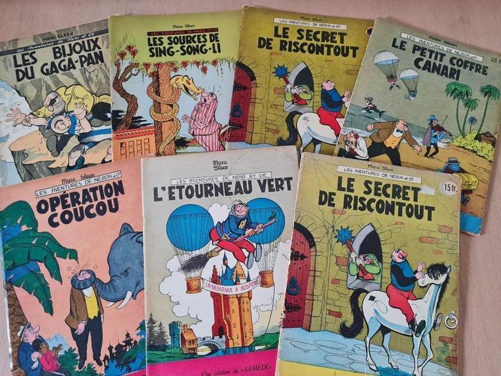 Nero / Néron - Franstalig - Samedi (1957-1961), Boeken, Stripverhalen, Gelezen, Meerdere stripboeken, Ophalen of Verzenden