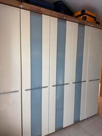 Slaapkamer, Huis en Inrichting, Slaapkamer | Bedden, Ophalen, Gebruikt, Beige, Tweepersoons