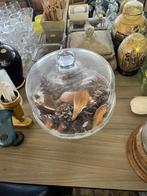 Glazen stolp op voet – ideaal voor decoratie, gebak, kaarsen, Huis en Inrichting, Ophalen, Zo goed als nieuw