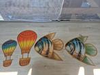 Decoratie kinderkamer: vissen en luchtballonnen, Ophalen, Gebruikt