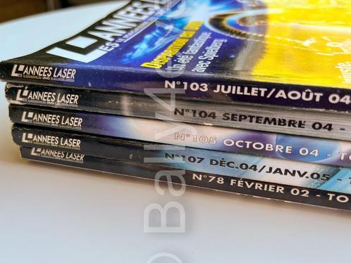 Les Années Laser N 103-104-105-107-78, Boeken, Film, Tv en Media, Gelezen, Film- of Tv-bewerking, Ophalen of Verzenden