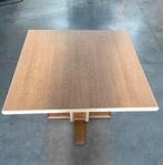 Vierkant tafel met stoelen, Huis en Inrichting, Ophalen, Zo goed als nieuw, Vierkant