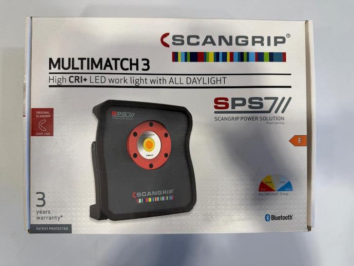 Scangrip MULTIMATCH 3 nieuw in doos, Bricolage & Construction, Éclairage de chantier, Neuf, Lampe, Enlèvement
