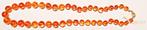 Collier de perles moyennes d'ambre naturelle NEUF, de 52 cm, Bijoux, Sacs & Beauté, Colliers, Avec pierre précieuse, Brun, Enlèvement ou Envoi