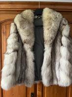 Veste en fourrure vintage - Renard Gris, Antiquités & Art, Enlèvement, Femmes, AU RENARD - CHARLEROI
