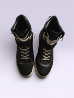 Zwarte hoge platform sneakers 45zeldzaam model nummer negen, Kleding | Dames, Verzenden, Zwart, Sneakers, Gedragen