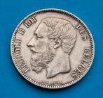 5 Francs 1870  Leopold ll, Postzegels en Munten, Ophalen of Verzenden