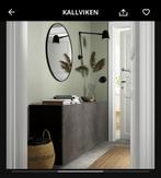 2 armoires besta brun fonce/effet beton cire, Ophalen, Zo goed als nieuw