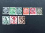 Serie postzegels Duitse rijk uitgave 1934, 1935, Postzegels en Munten, Verzenden, Duitse Keizerrijk, Gestempeld