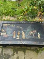 Ancienne table basse chinoise, Enlèvement, Comme neuf, Rectangulaire, Verre