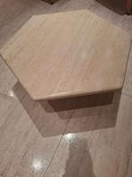 Travertin salontafel, Huis en Inrichting, Tafels | Salontafels, Ophalen, Overige materialen, 50 tot 100 cm, Zo goed als nieuw